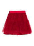 Monnalisa layered tulle skirt