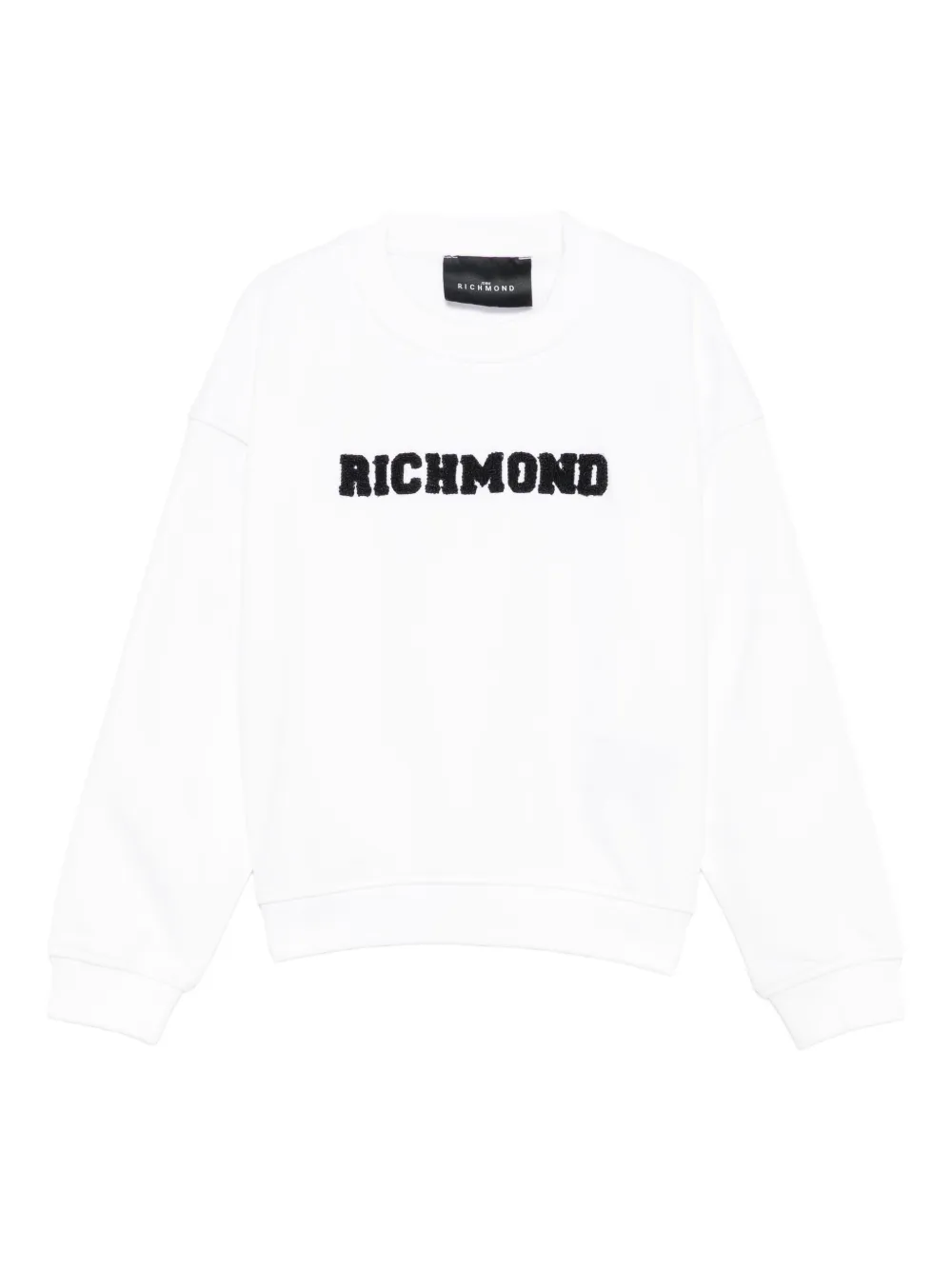 John Richmond Junior embroidered-logo sweatshirt Wit