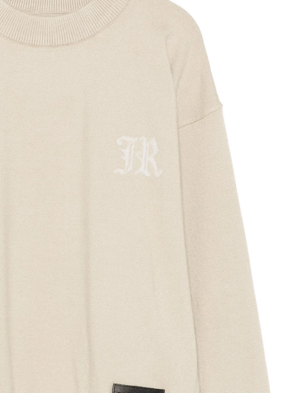 John Richmond Junior embroidered logo jumper Groen