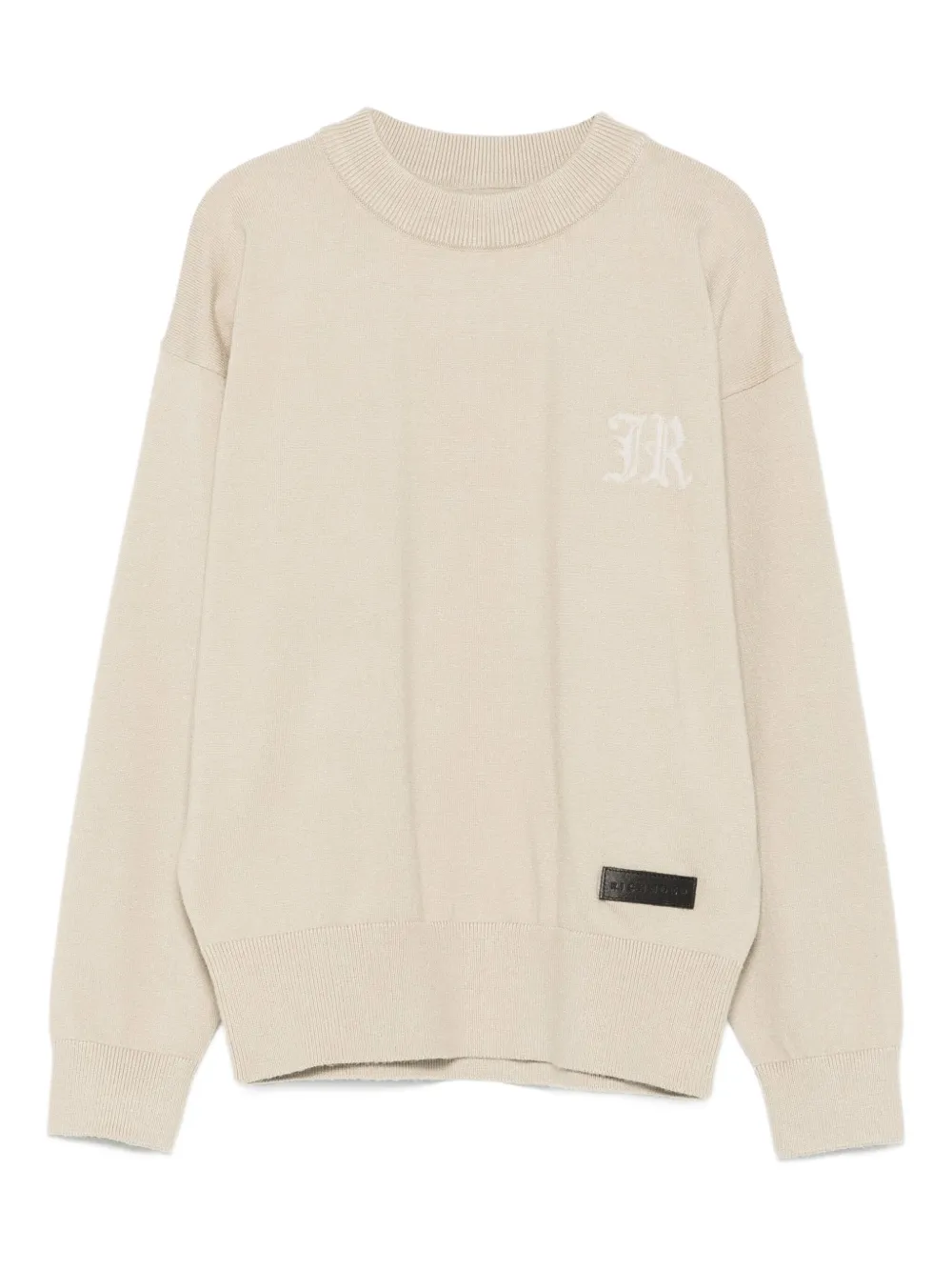 John Richmond Junior embroidered logo jumper Groen