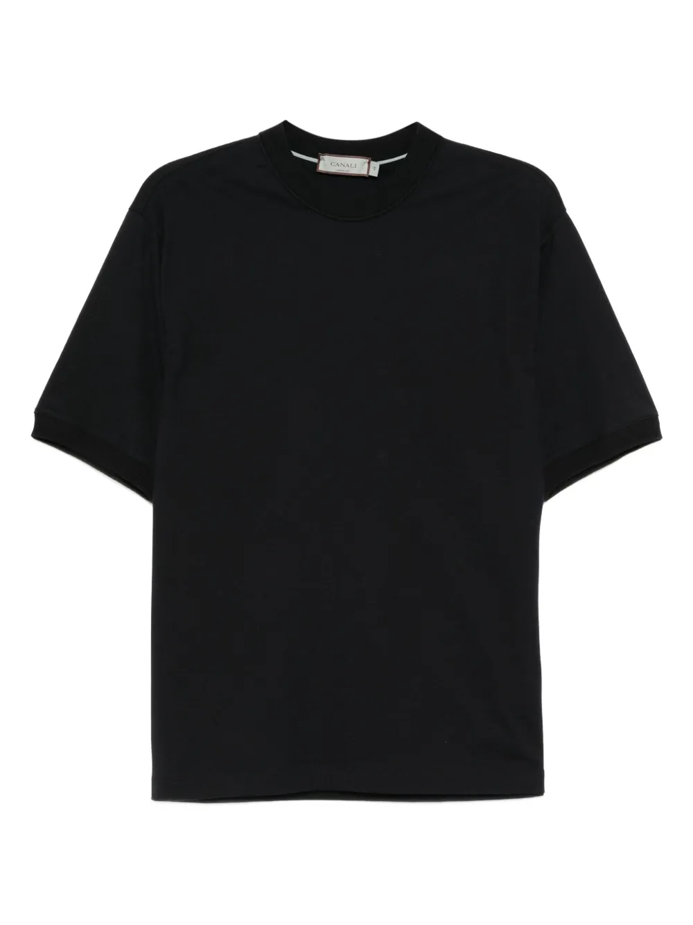 Canali Katoenen T-shirt Blauw