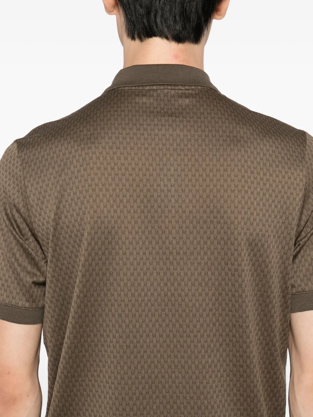 Canali Katoenen poloshirt Bruin