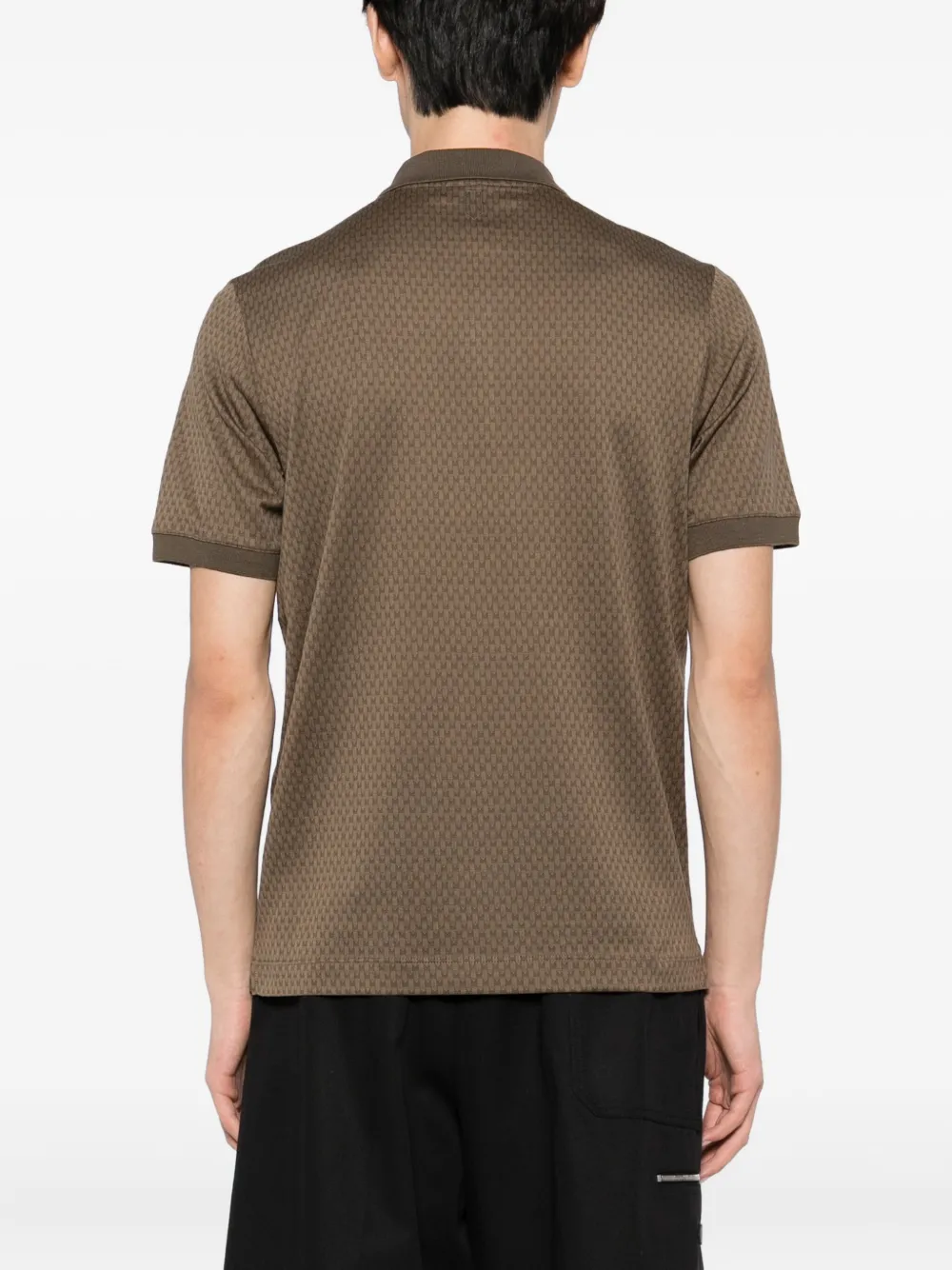 Canali Katoenen poloshirt Bruin