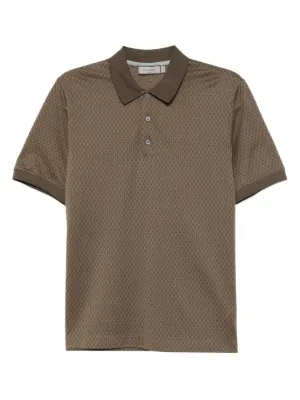 Corneliani ストライプ ニットポロシャツ | グレー | FARFETCH JP
