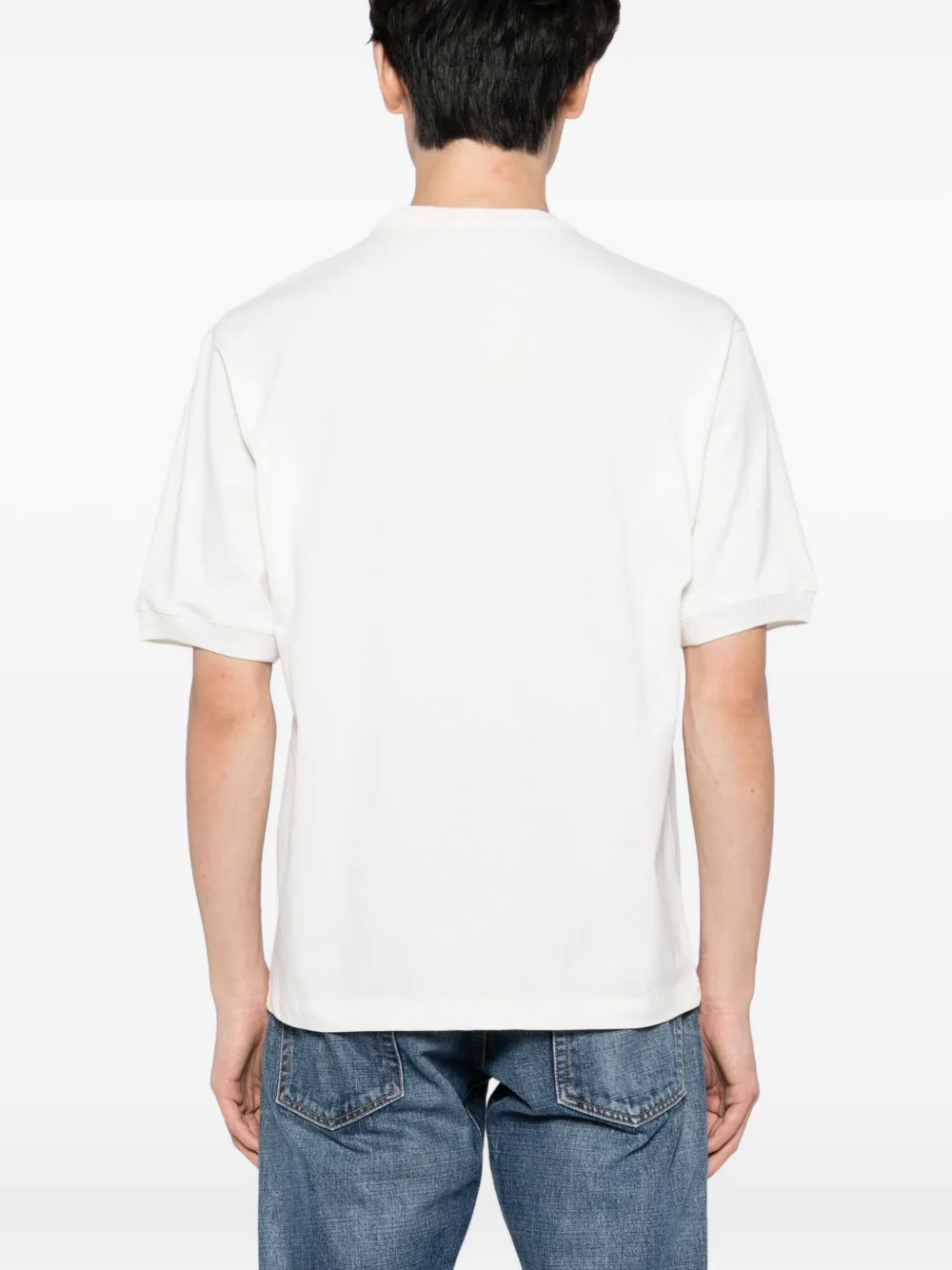 Canali Katoenen T-shirt Wit