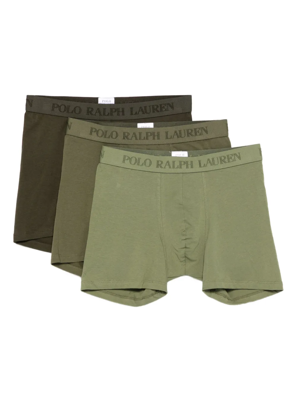 Polo Ralph Lauren logo-waistband boxers (pack of three) | Green | Image 1