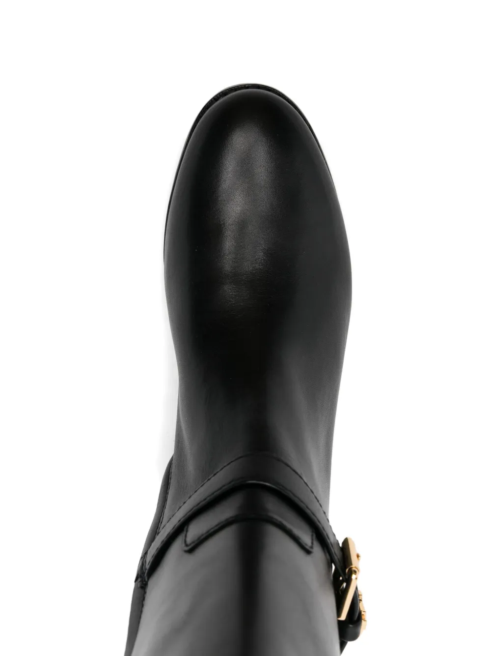 Lauren Ralph Lauren Brooke II buckle tall boots Zwart