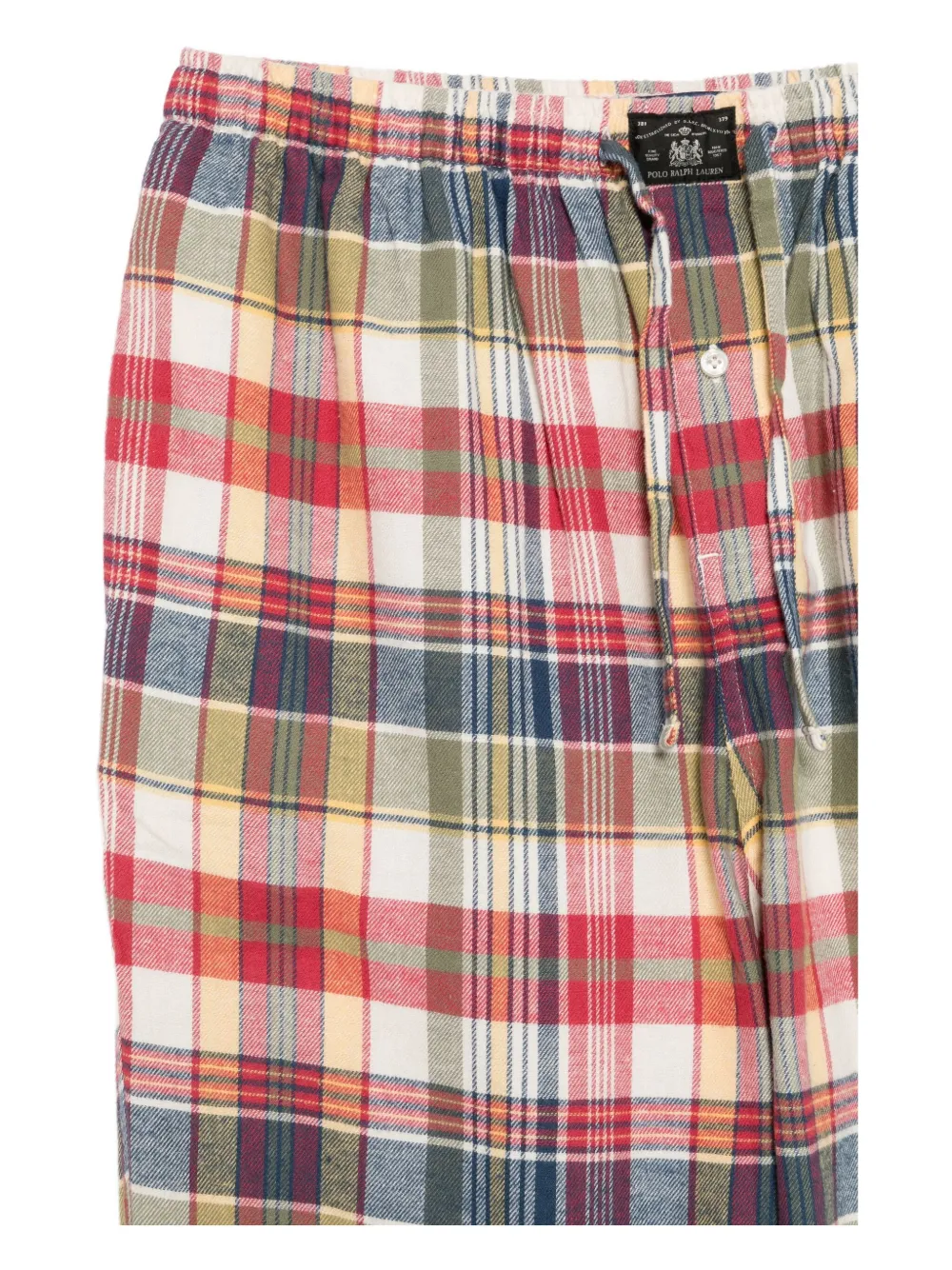 Polo Ralph Lauren Plaid-pattern Pajama Bottoms In Multi