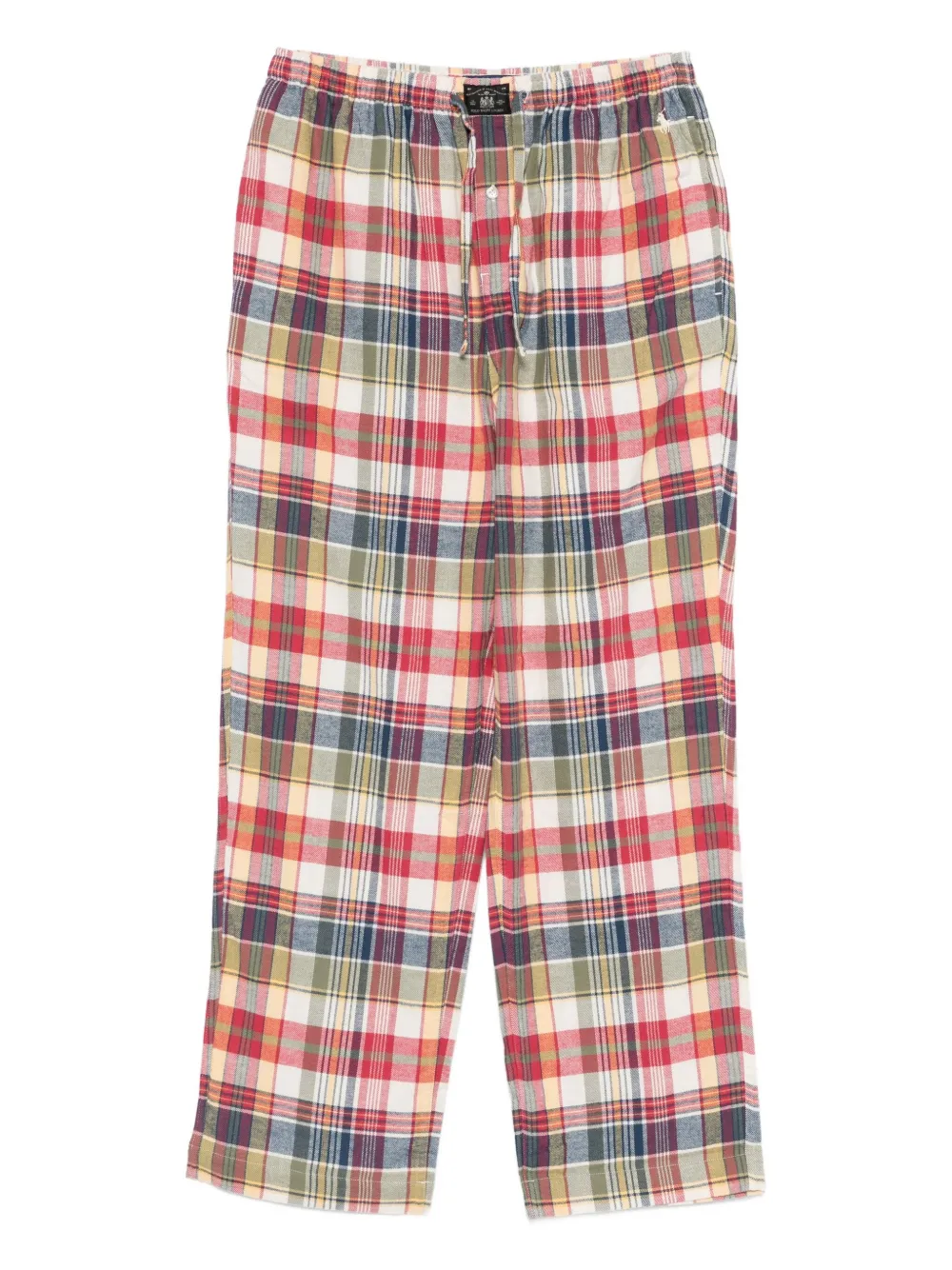 Polo Ralph Lauren Plaid-pattern Pajama Bottoms In Multi