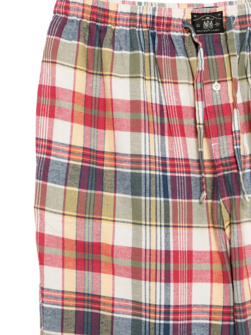 Polo Ralph Lauren Geruite pyjamabroek Rood