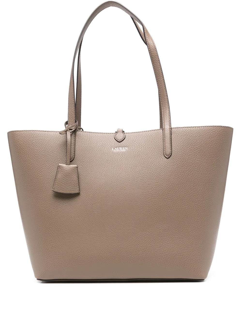 Lauren Ralph Lauren pebble-leather tote bag | Brown | Image 1