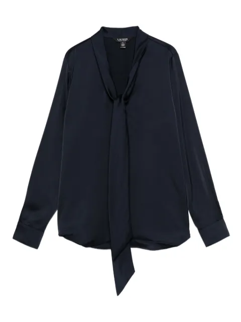 Lauren Ralph Lauren neck-tie long-sleeve blouse