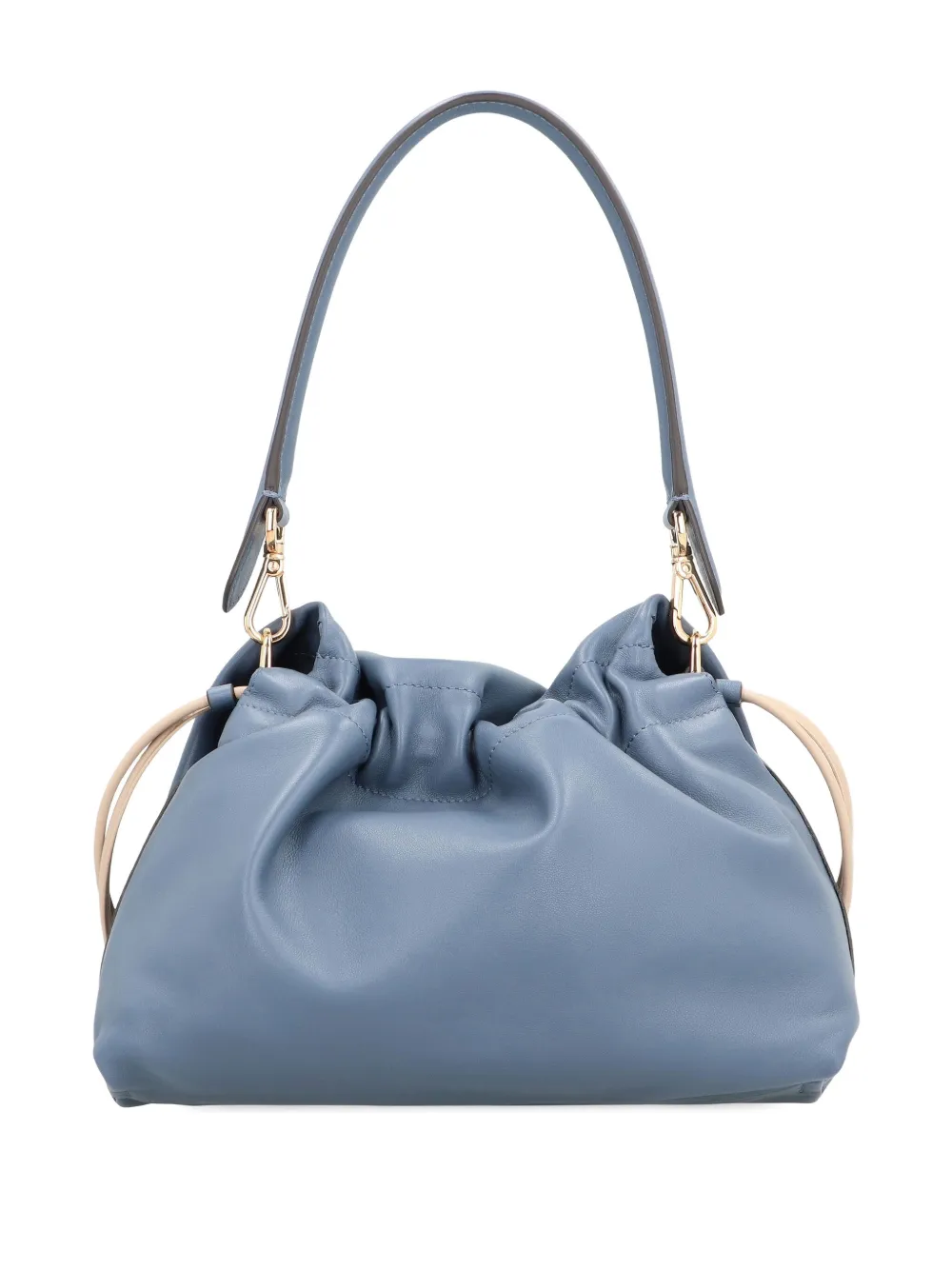 FENDI medium Mamma Baguette leather shoulder bag Blauw