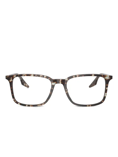 Ray-Ban tortoiseshell-effect square-frames glasses