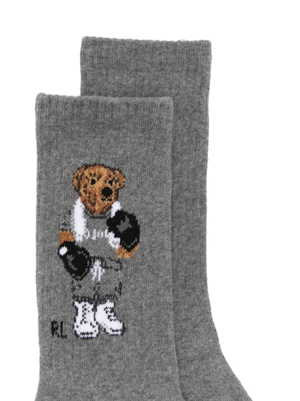 Polo Ralph Lauren Polo Bear Socks In Gray