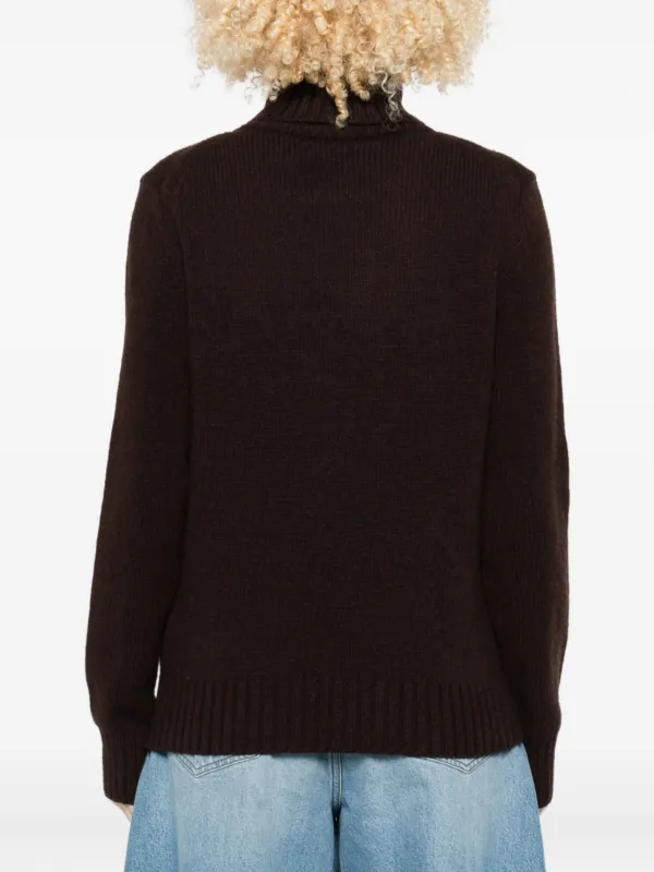 Polo Ralph Lauren Turtleneck long-sleeve Sweater | Brown | FARFETCH ZA