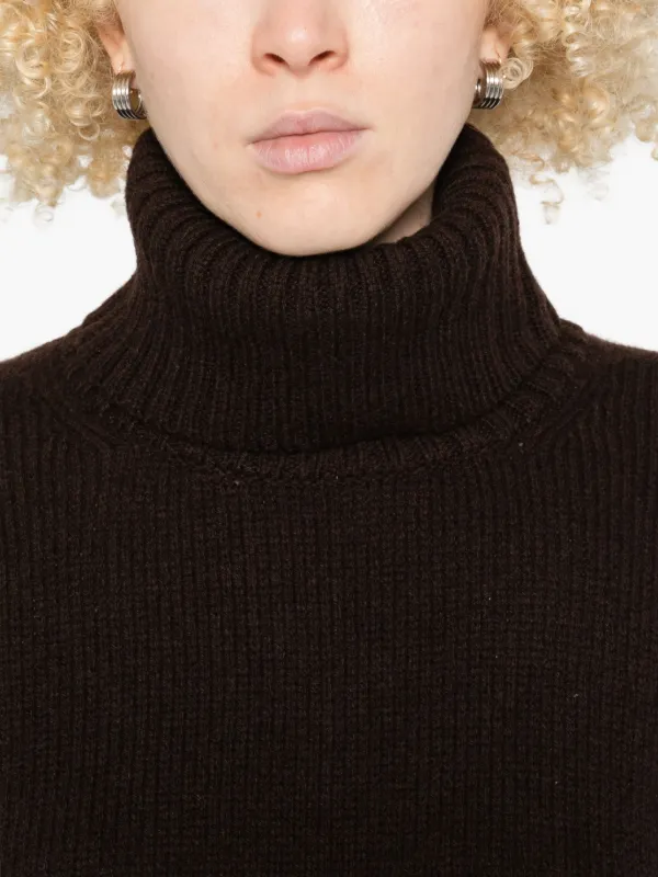 Polo Ralph Lauren Turtleneck long-sleeve Sweater | Brown | FARFETCH ZA