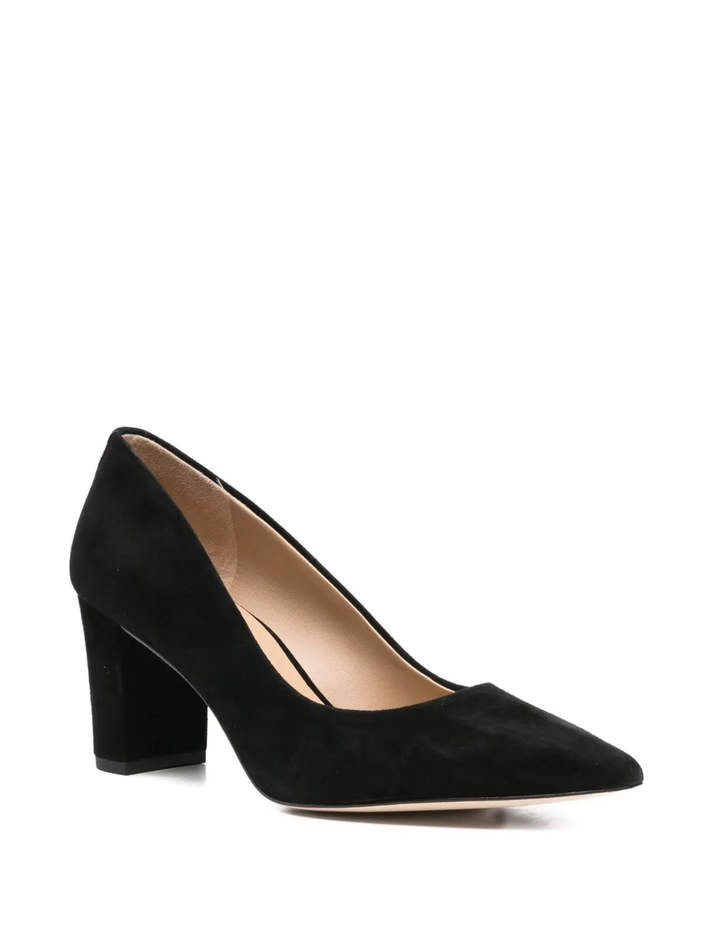 Lauren Ralph Lauren 70mm Lanette pointed-toe suede pumps Black
