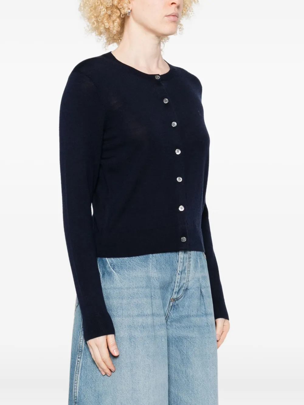 Polo Ralph Lauren Vest met geborduurd logo en knopen Blauw