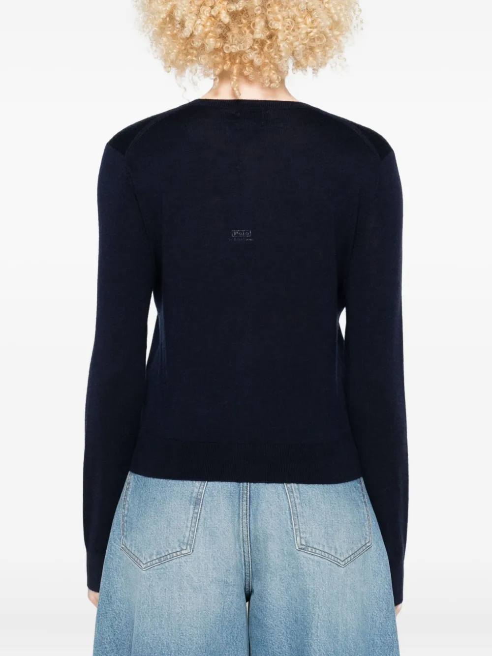 Polo Ralph Lauren Vest met geborduurd logo en knopen Blauw