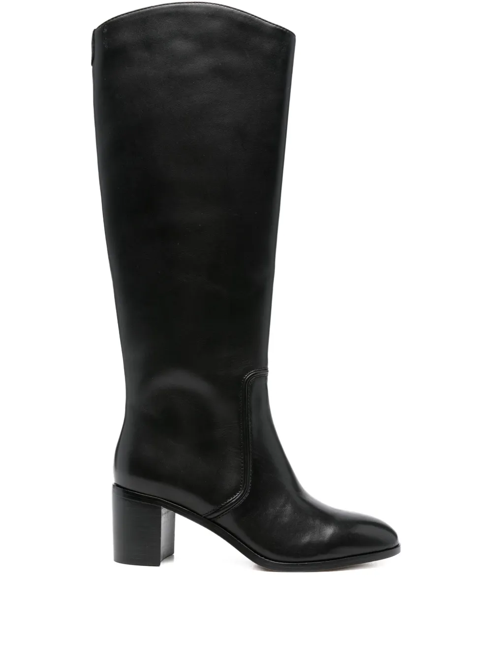 Lauren Ralph Lauren 60mm leather knee boots Black