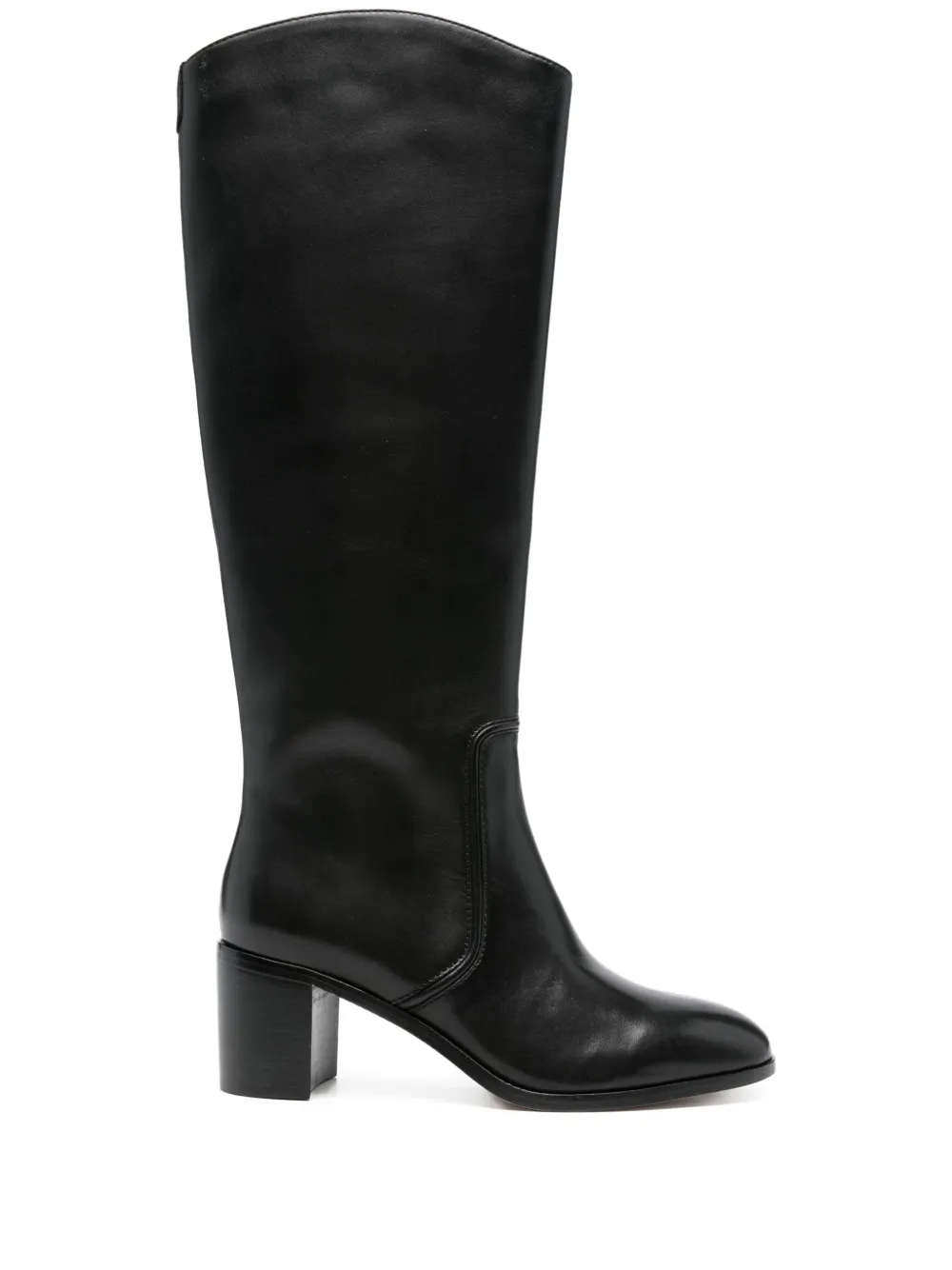 Lauren Ralph Lauren 60mm leather knee boots Black