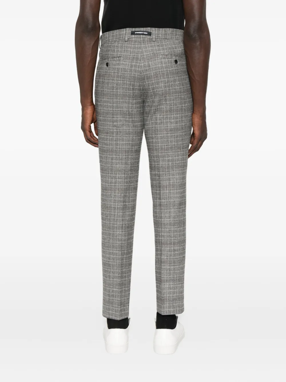 Karl Lagerfeld Geruite broek Grijs