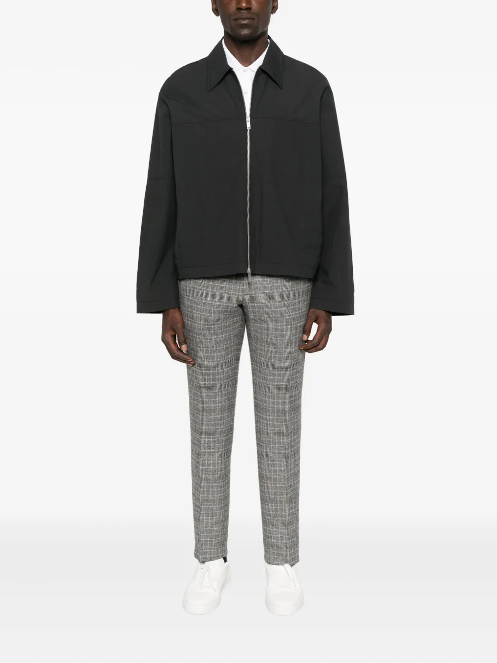 Karl Lagerfeld Geruite broek Grijs
