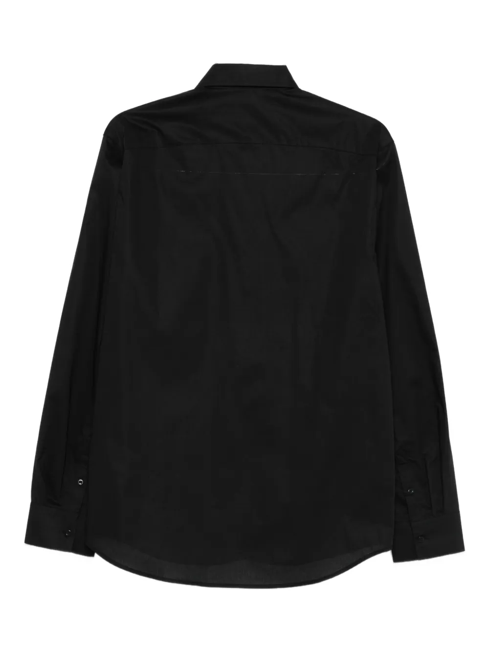 Karl Lagerfeld embellished-collar shirt - Zwart