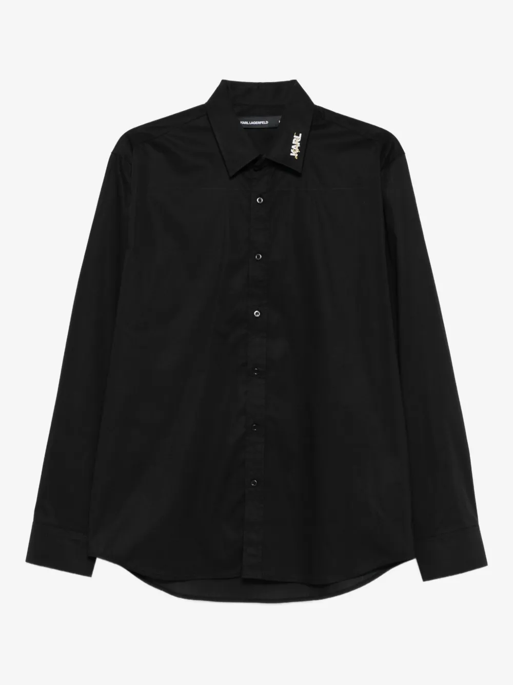 Karl Lagerfeld 缀饰衣领衬衫 | 黑色 | Image 1
