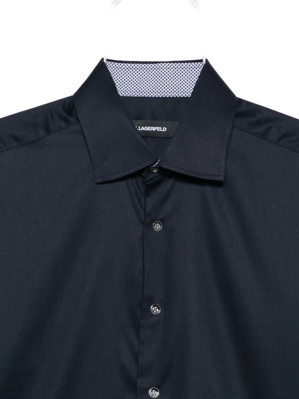 Karl Lagerfeld button-down shirt Blauw
