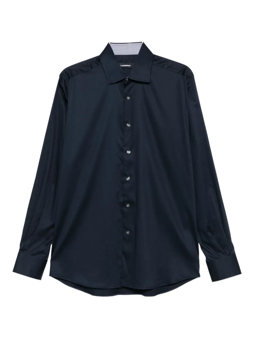 Karl Lagerfeld button-down shirt Blauw