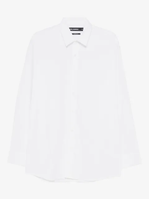 Karl Lagerfeld logo-patch shirt