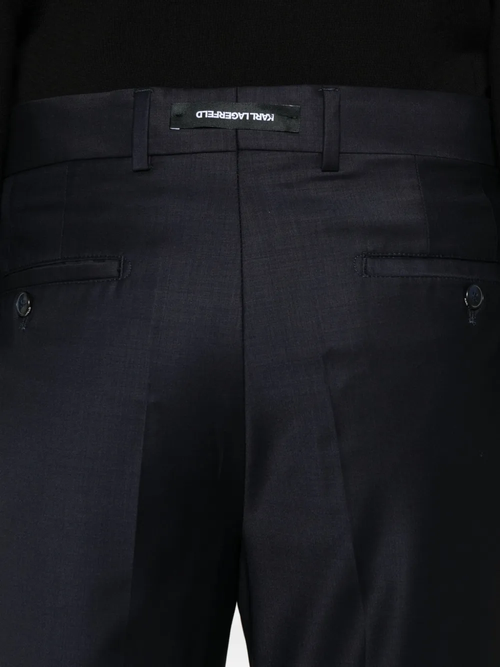 Karl Lagerfeld Broek met zak Blauw