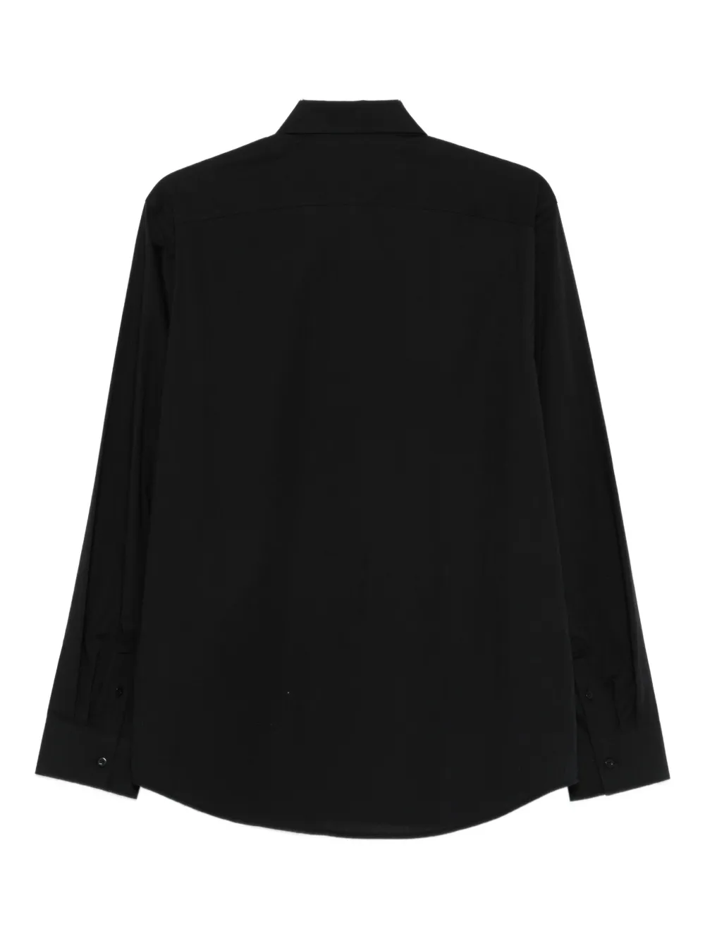 Karl Lagerfeld logo-embroidered shirt - Zwart