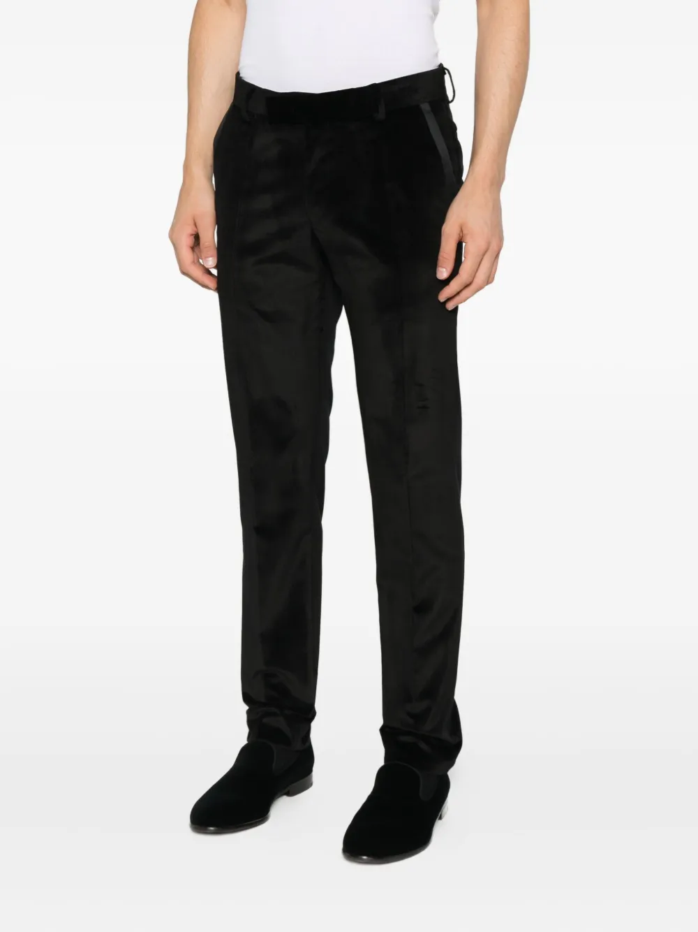Karl Lagerfeld Broek met zijstreep Zwart