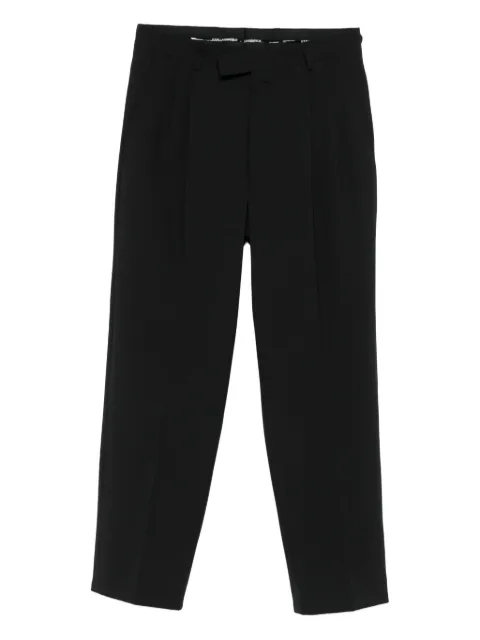 Karl Lagerfeld pleated-front concealed trousers
