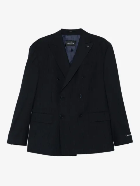 Karl Lagerfeld Classic pinstripe double-breasted blazer