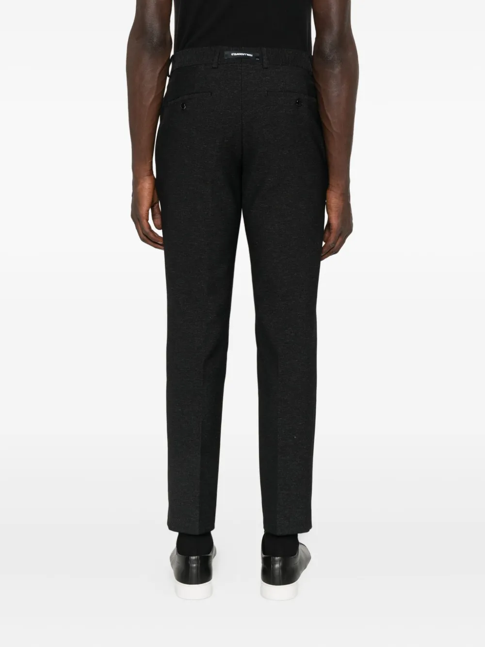 Karl Lagerfeld Broek met zijzakken en textuur Zwart