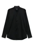 Karl Lagerfeld mandarin-collar shirt - Black