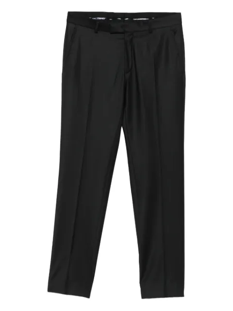 Karl Lagerfeld diagonal-pocket trousers