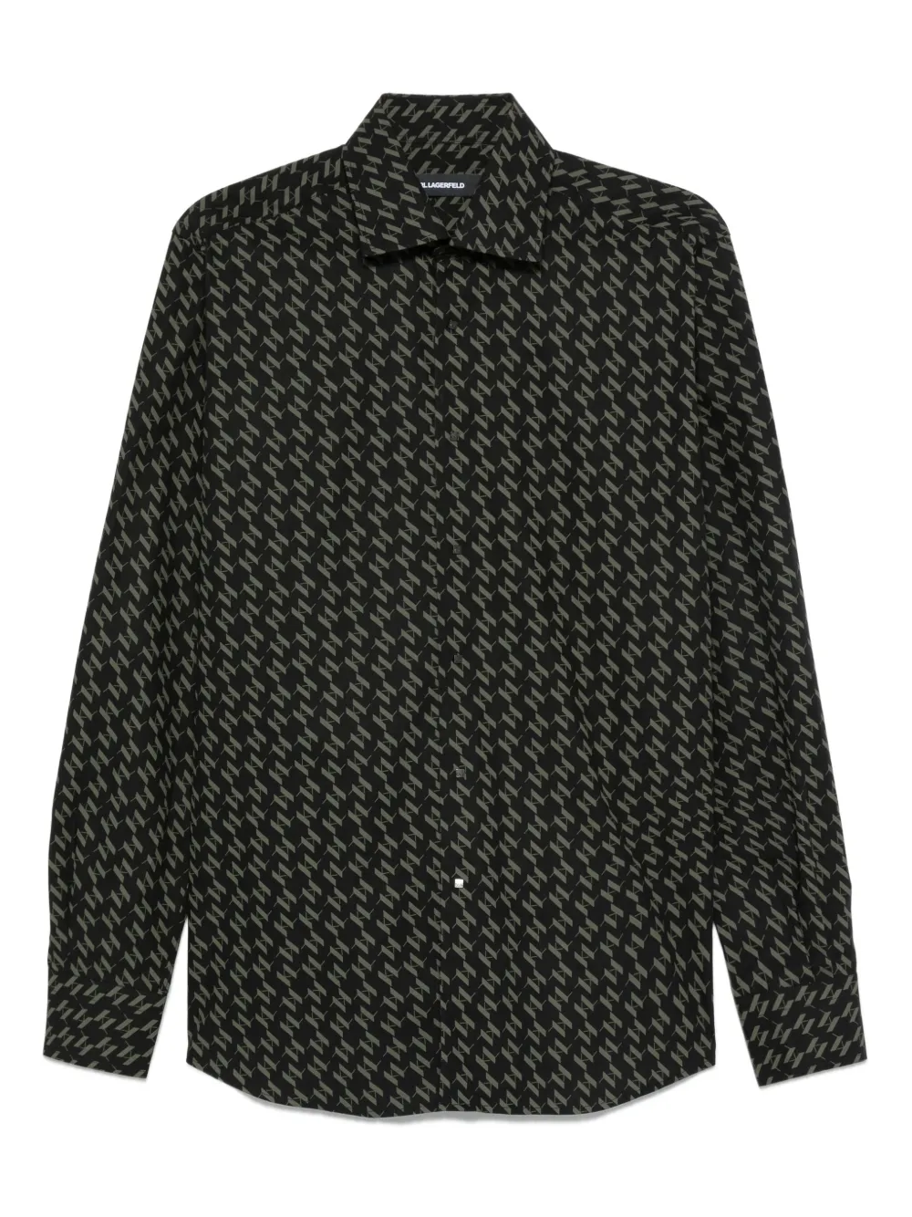 patterned cotton shirt