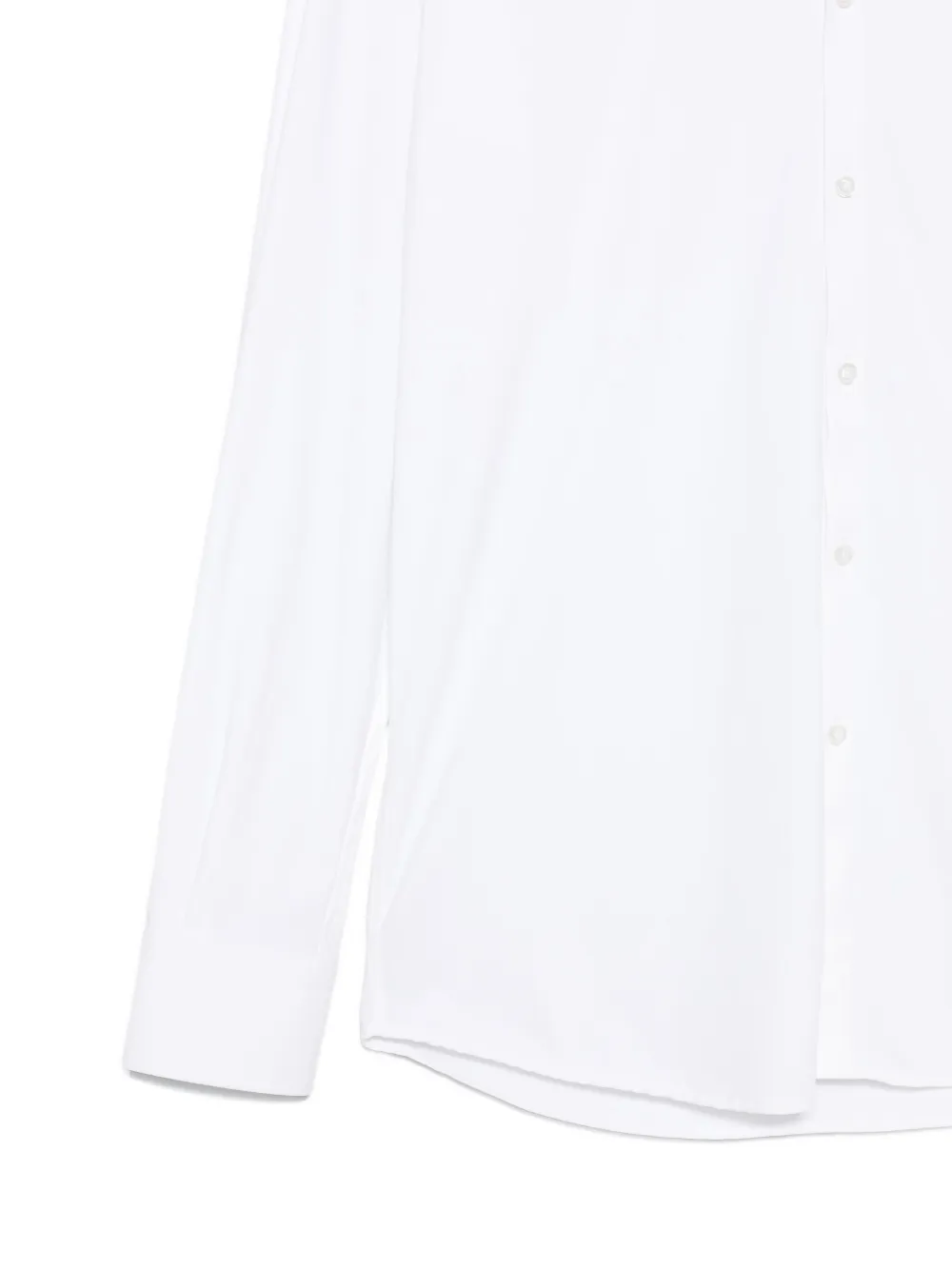 Karl Lagerfeld long-sleeve button-fastening shirt Wit