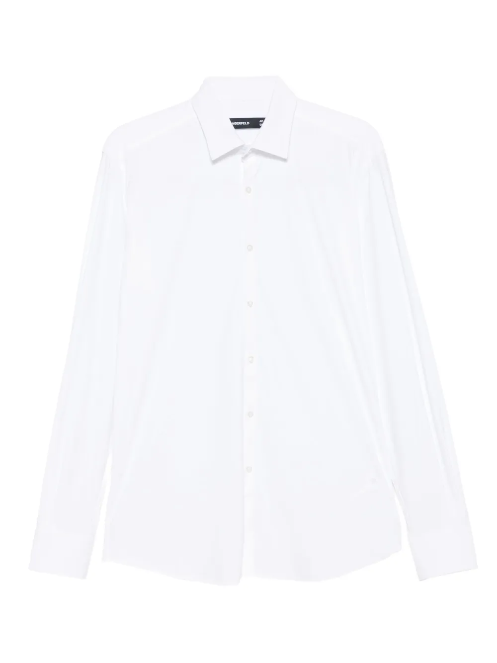 Karl Lagerfeld long-sleeve button-fastening shirt | White | Image 1