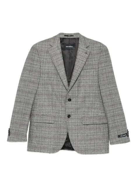 Karl Lagerfeld blazer à carreaux