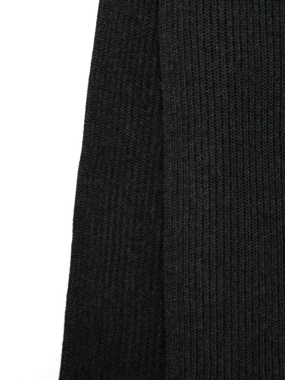 Karl Lagerfeld ribbed cotton scarf - Grijs