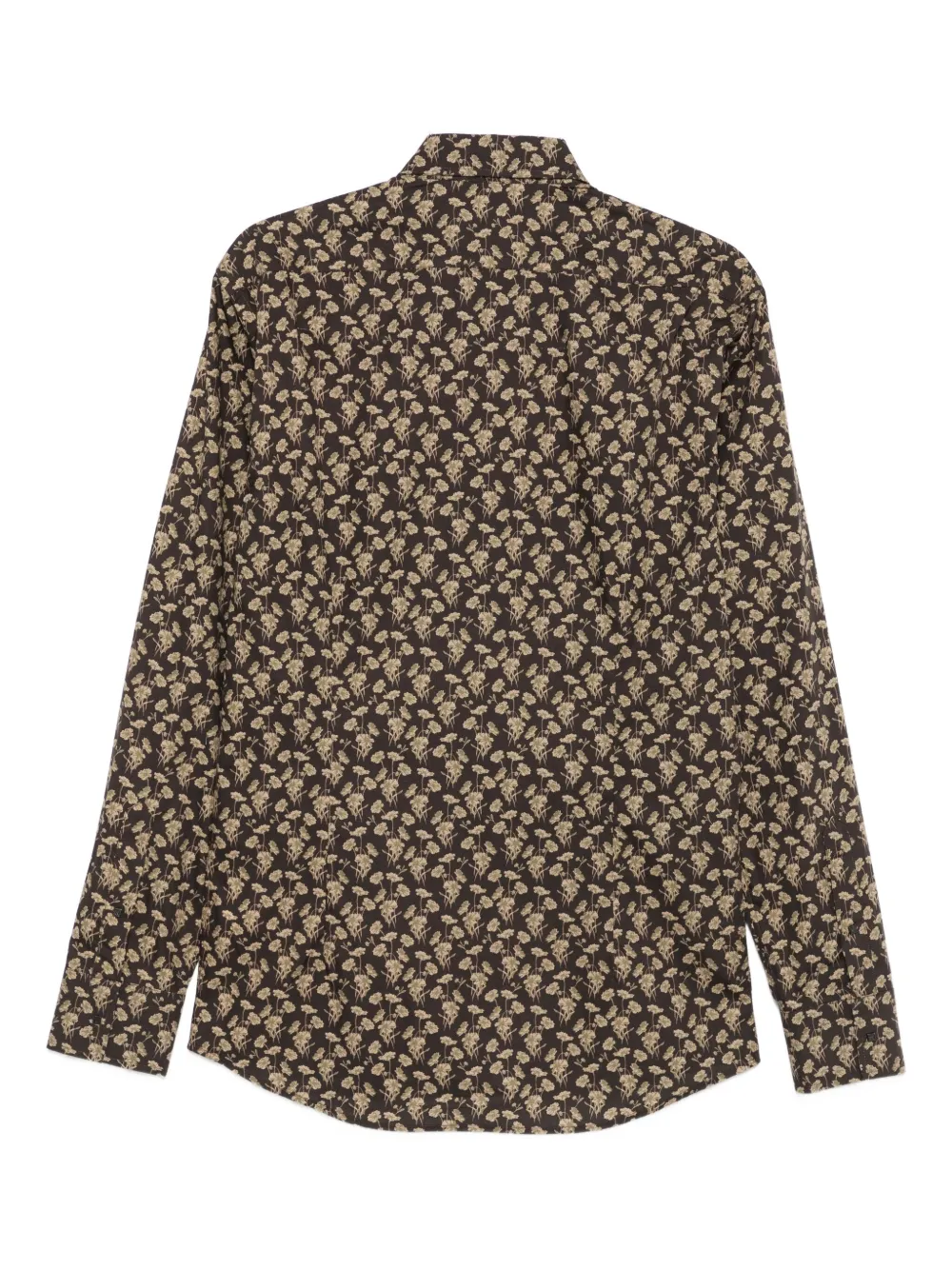 Karl Lagerfeld floral-print shirt - Bruin