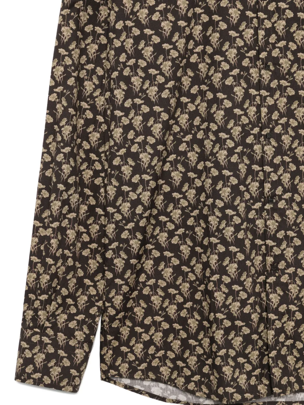Karl Lagerfeld floral-print shirt Bruin