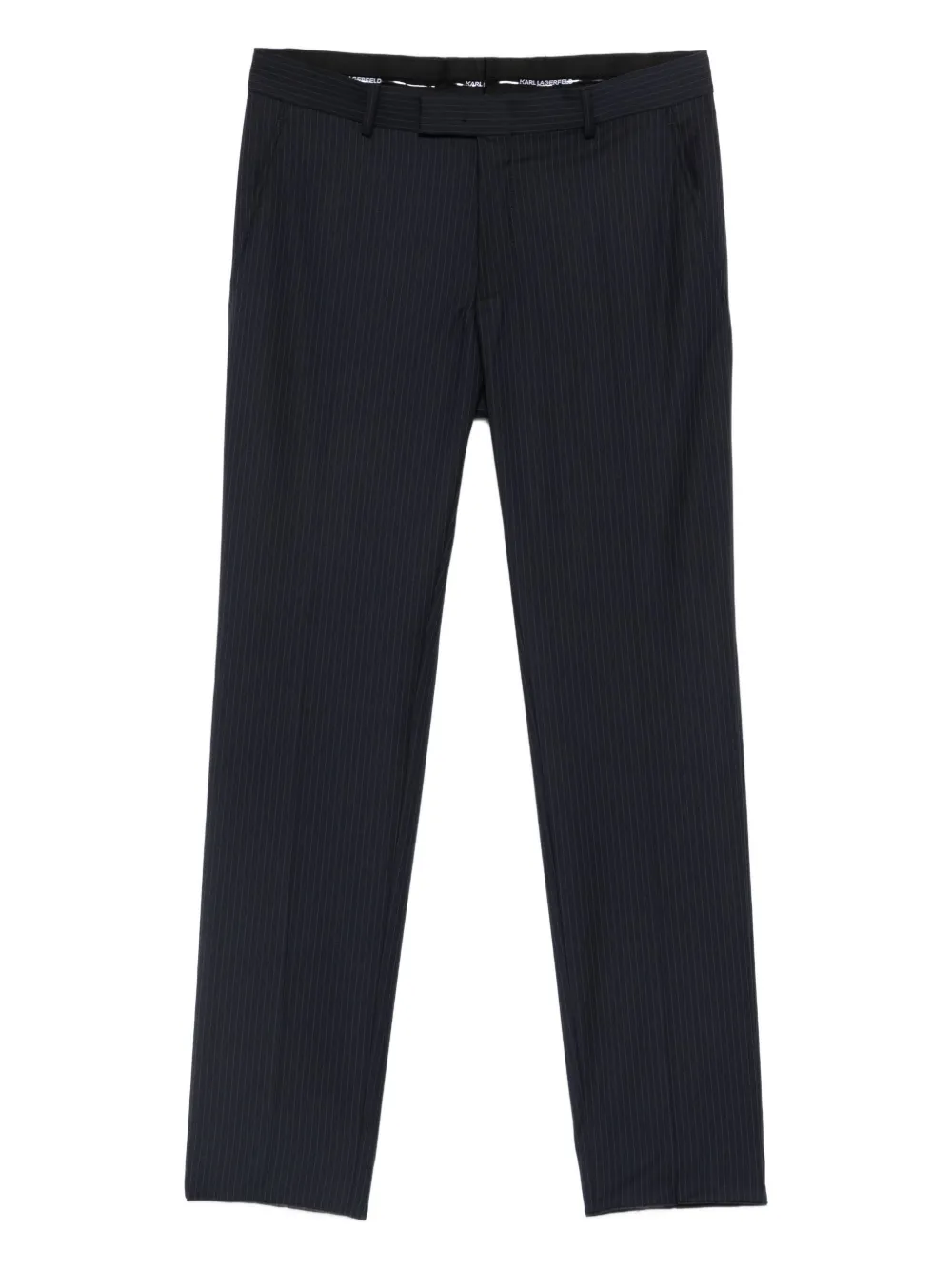 Karl Lagerfeld pinstripe-pattern trousers | Blue | Image 1