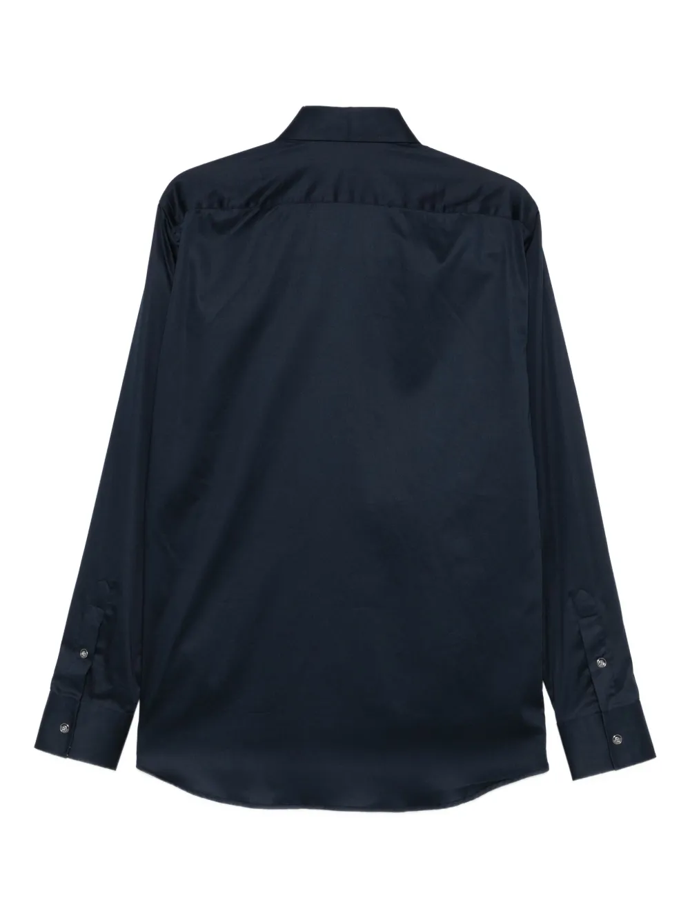 Karl Lagerfeld long-sleeve button-down shirt - Blauw